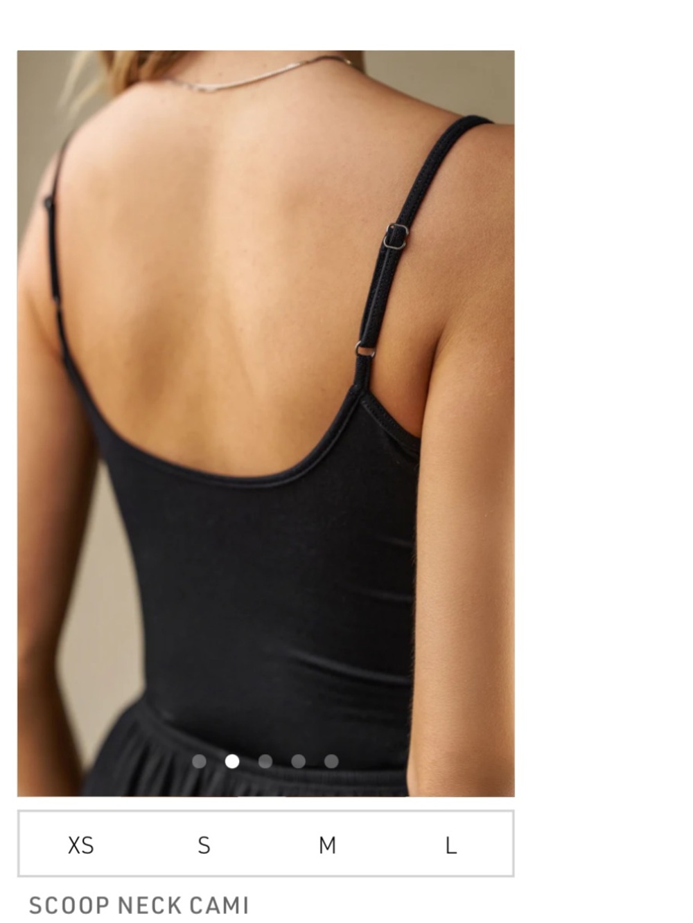 Joah Brown Scoop Neck Cami - Picture 2 of 2